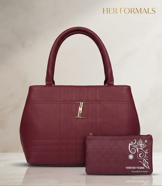 Maroon Luxury Tote Bag for Women